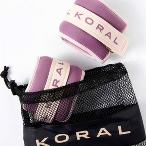 NWT Koral Logo Ankle Weights 1lb Weights